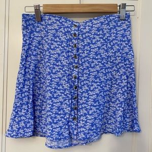 American Eagle floral mini skirt
